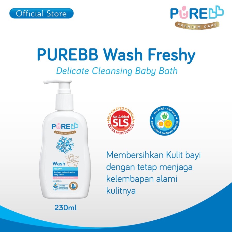 Pure baby wash store 2 in 1